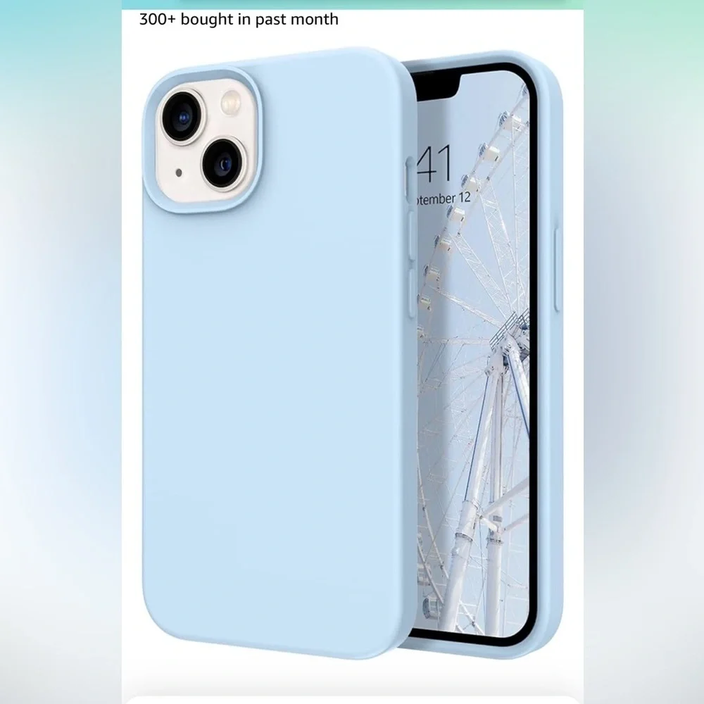 iPhone 13 Light Blue Silicone Phone case